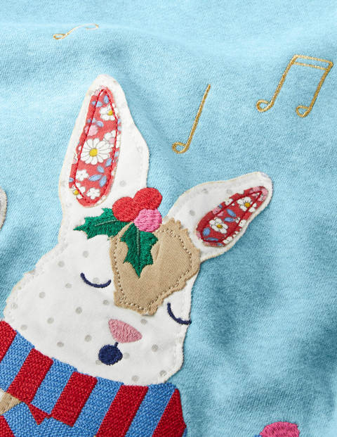 Festive Friends Sweatshirt - Frost Blue Festive Animals Festive Friends Sweatshirt - Frost Blue Festive Animals