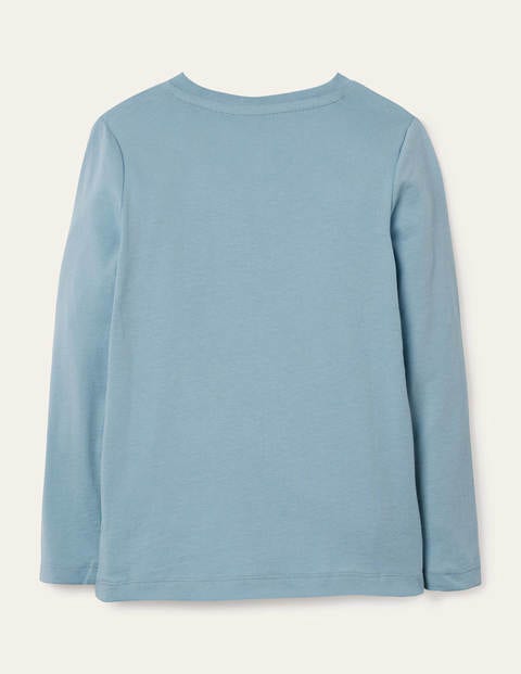 Oberteil mit Szenenmotiv - Eisblau, Einhorn Oberteil mit Szenenmotiv - Eisblau, Einhorn