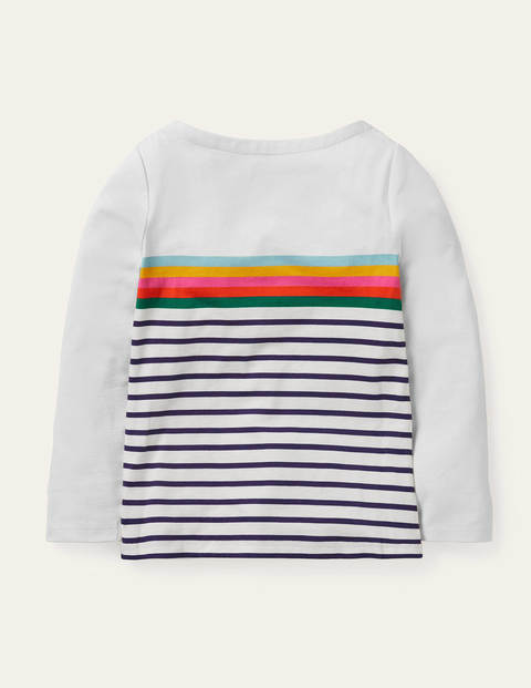 T-shirt de Noël à motif arc-en-ciel - College Navy/ Ivory Sleigh T-shirt de Noël à motif arc-en-ciel - College Navy/ Ivory Sleigh
