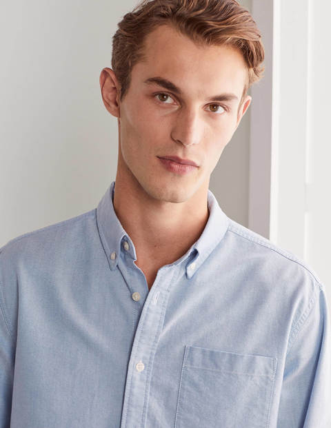 Slim Fit Oxford Shirt - Blue Slim Fit Oxford Shirt - Blue