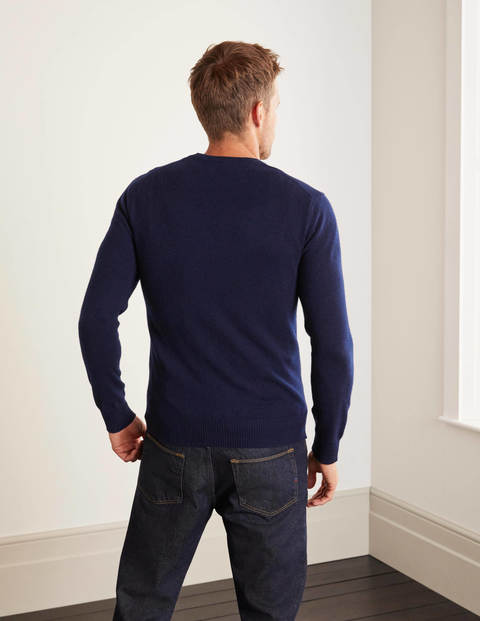 Cashmere Crew Neck - Navy Cashmere Crew Neck - Navy
