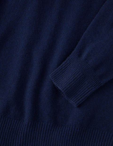 Cashmere Crew Neck - Navy Cashmere Crew Neck - Navy