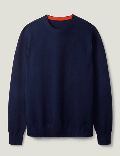 Cashmere Crew Neck - Navy Cashmere Crew Neck - Navy