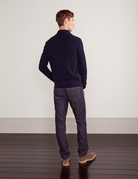 Cashmere Half-Zip - Navy Cashmere Half-Zip - Navy