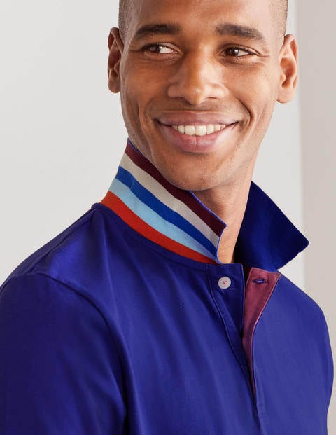 Piqué Polo - Greek Blue Piqué Polo - Greek Blue