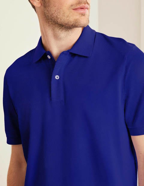 Piqué Polo - Greek Blue Piqué Polo - Greek Blue