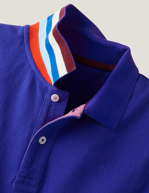 Piqué Polo - Greek Blue Piqué Polo - Greek Blue
