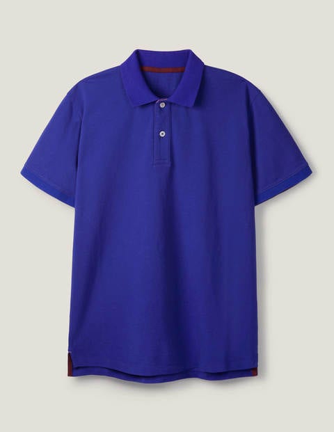 Piqué Polo - Greek Blue Piqué Polo - Greek Blue