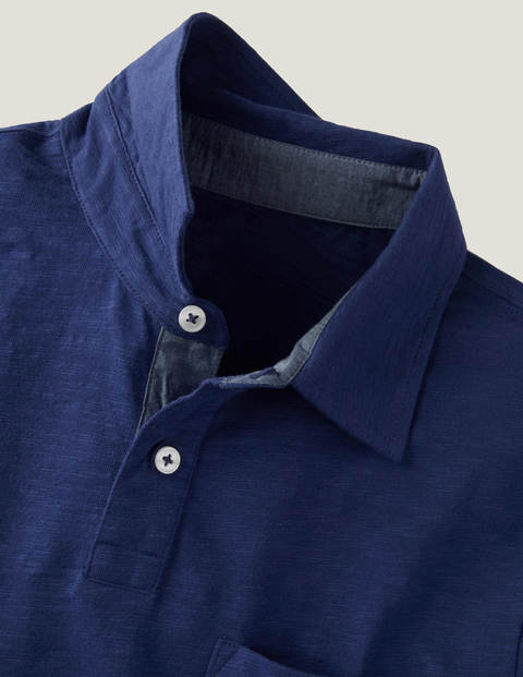 Slub Polo - College Navy Slub Polo - College Navy