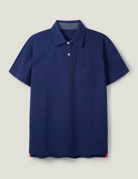 Slub Polo - College Navy Slub Polo - College Navy