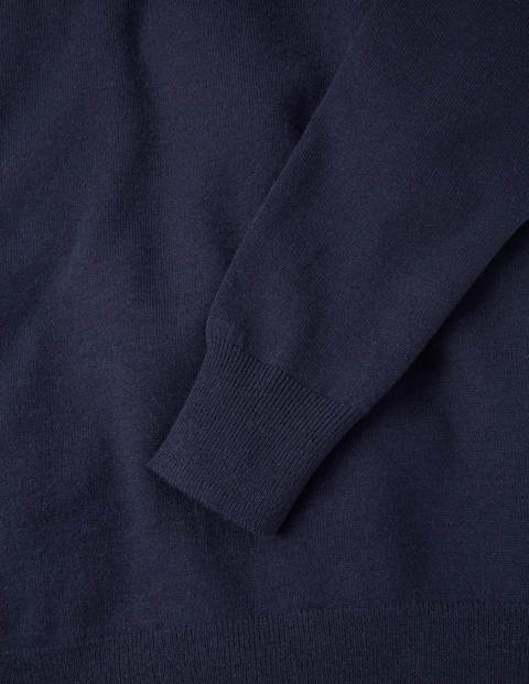 Lambswool Half-Zip - Navy Lambswool Half-Zip - Navy