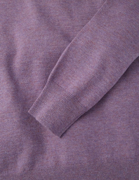 Lambswool Half-Zip - Thistle Purple Lambswool Half-Zip - Thistle Purple