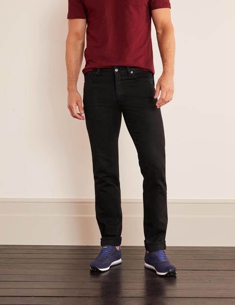 Straight Leg Jeans - Black Straight Leg Jeans - Black