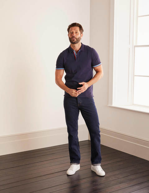 Jeans mit geradem Bein - Denim, Dunkle Waschung Jeans mit geradem Bein - Denim, Dunkle Waschung