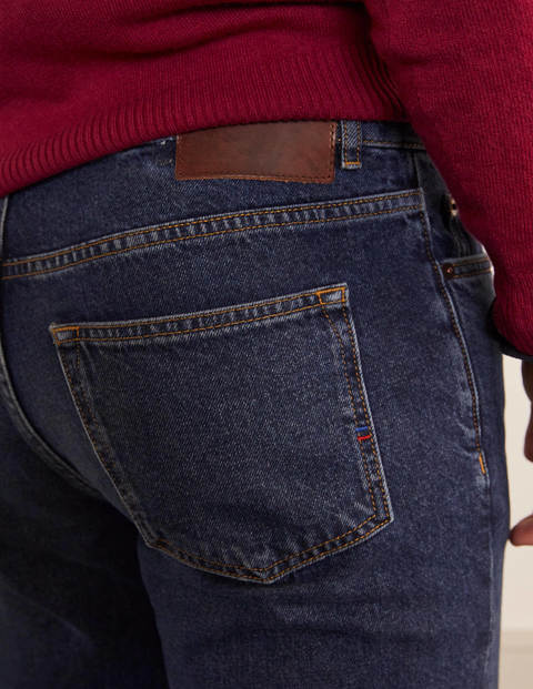 Jeans mit geradem Bein - Denim, Mittlere Waschung Jeans mit geradem Bein - Denim, Mittlere Waschung