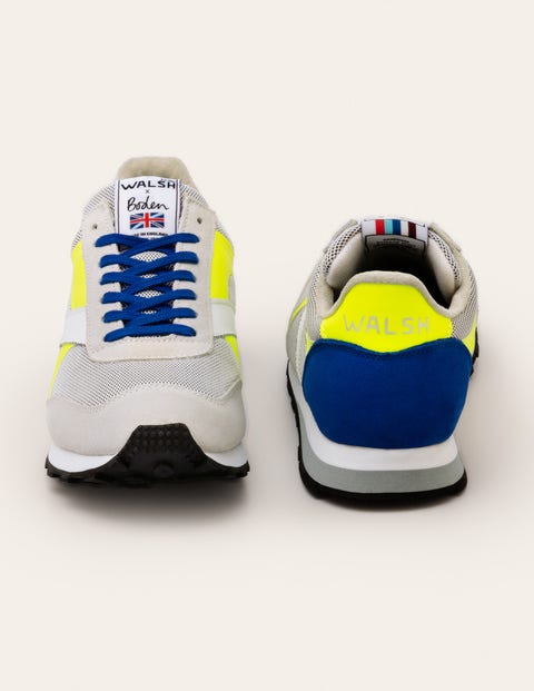 Walsh Tornado Turnschuhe - Grau/Neon, Gestreift Walsh Tornado Turnschuhe - Grau/Neon, Gestreift
