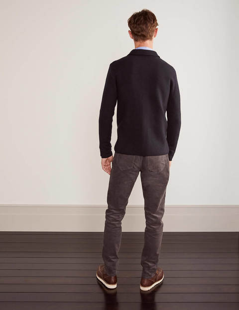 Farley Merino Knitted Jacket - Navy Farley Merino Knitted Jacket - Navy