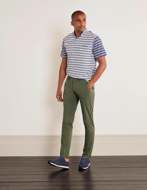 Lightweight Slim Chinos - Washed Khaki Lightweight Slim Chinos - Washed Khaki