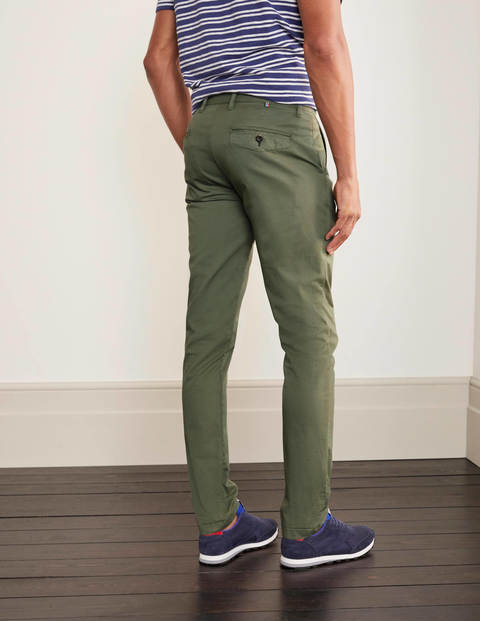 Lightweight Slim Chinos - Washed Khaki Lightweight Slim Chinos - Washed Khaki
