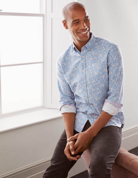floral oxford shirt