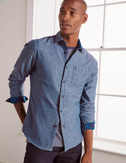 Doublecloth Shirt - Chambray Blues Doublecloth Shirt - Chambray Blues