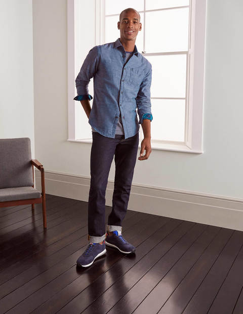 Doublecloth Shirt - Chambray Blues Doublecloth Shirt - Chambray Blues