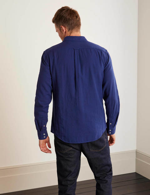 Doublecloth Shirt - Navy Blue Doublecloth Shirt - Navy Blue