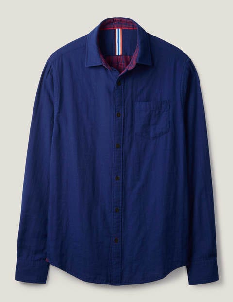 Doublecloth Shirt - Navy Blue Doublecloth Shirt - Navy Blue