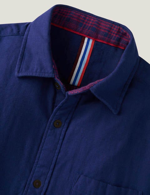 Doublecloth Shirt - Navy Blue Doublecloth Shirt - Navy Blue