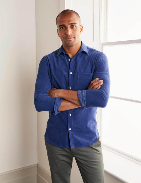 Cord Shirt - Cadet Blue Cord Shirt - Cadet Blue