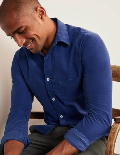 Cord Shirt - Cadet Blue Cord Shirt - Cadet Blue