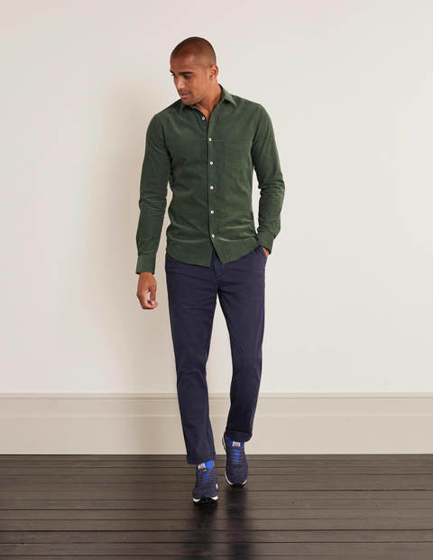 Cord Shirt - Washed Emerald Green Cord Shirt - Washed Emerald Green