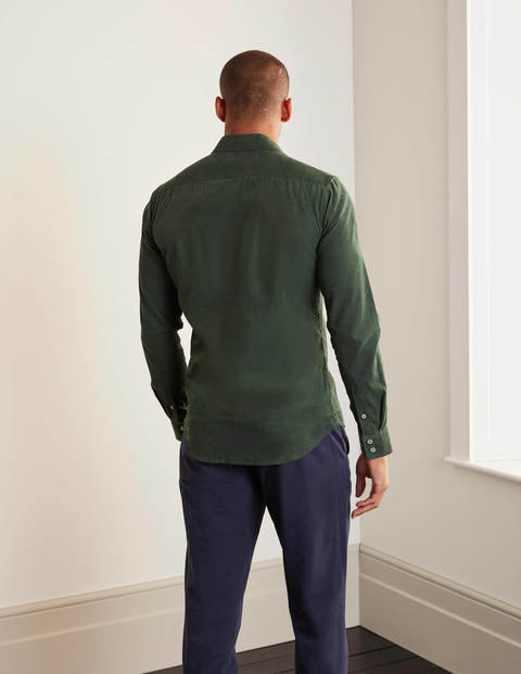 Cord Shirt - Washed Emerald Green Cord Shirt - Washed Emerald Green