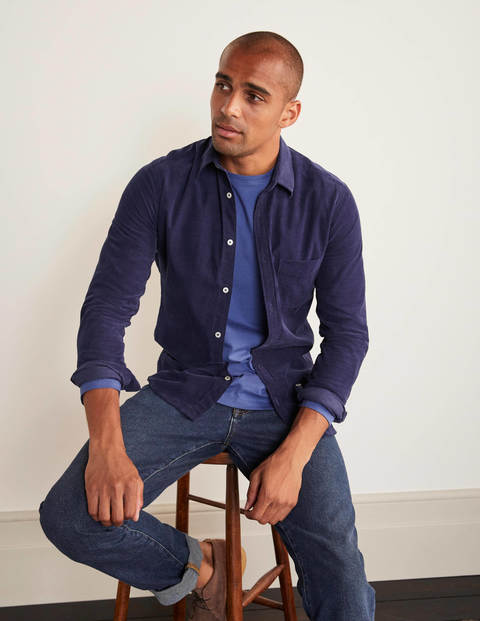 Cord Shirt - Light Navy Cord Shirt - Light Navy