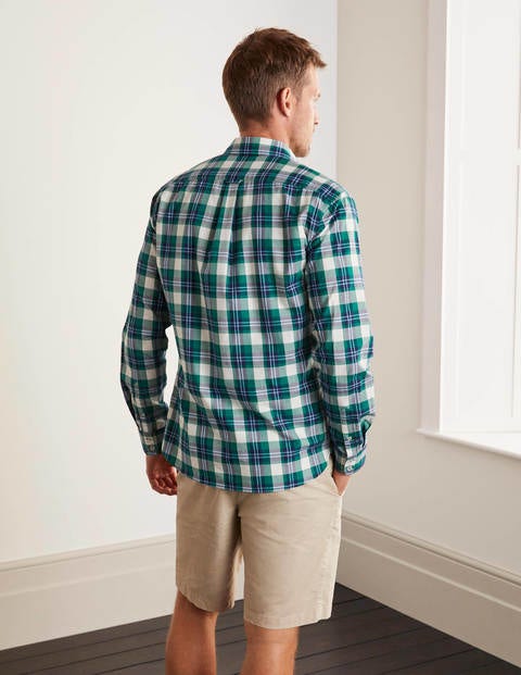 Chemise décontractée à carreaux - Carreaux multi vert forêt Chemise décontractée à carreaux - Carreaux multi vert forêt
