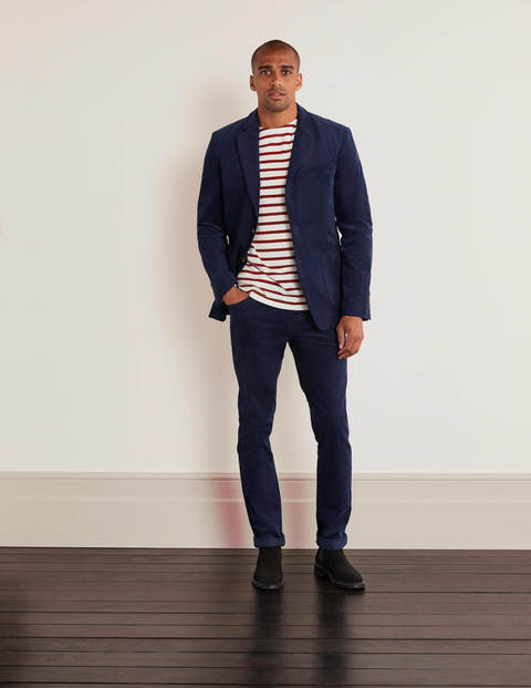 Blazer Belvedere en velours côtelé - Bleu marine clair Blazer Belvedere en velours côtelé - Bleu marine clair