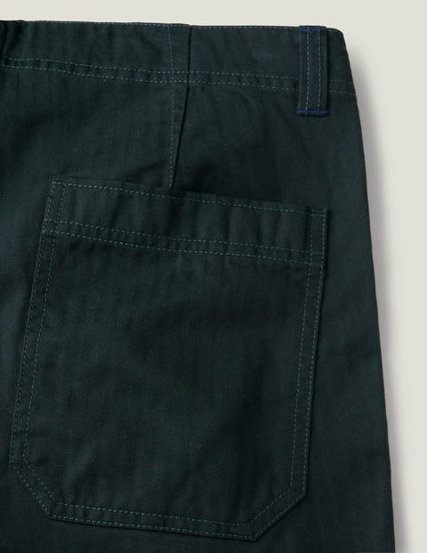 Pantalon décontracté à chevrons - Vert émeraude foncé Pantalon décontracté à chevrons - Vert émeraude foncé