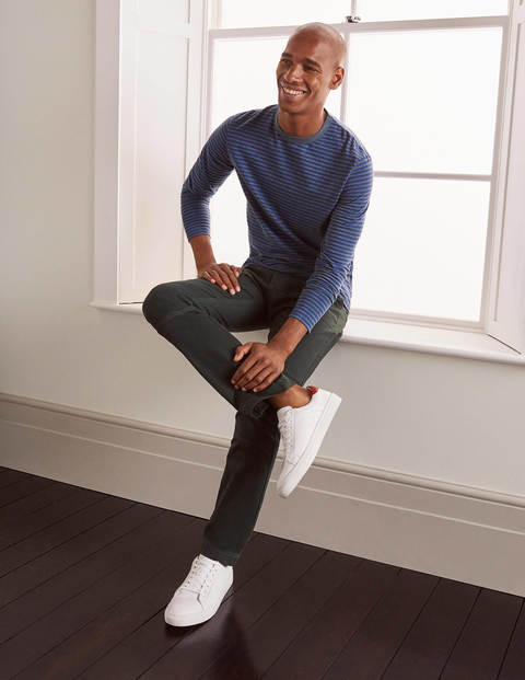 Long Sleeve Stripe T-shirt - Navy/Naval Blue Marl Long Sleeve Stripe T-shirt - Navy/Naval Blue Marl