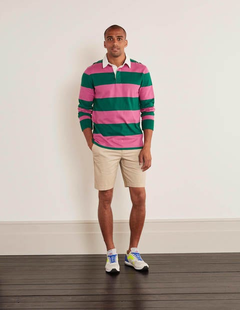 Rugby Shirt - Linden Green/Berry Sorbet Pink Rugby Shirt - Linden Green/Berry Sorbet Pink