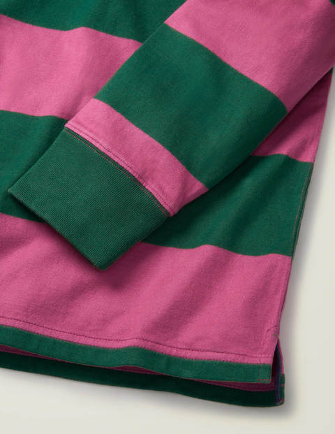 Rugby Shirt - Linden Green/Berry Sorbet Pink Rugby Shirt - Linden Green/Berry Sorbet Pink
