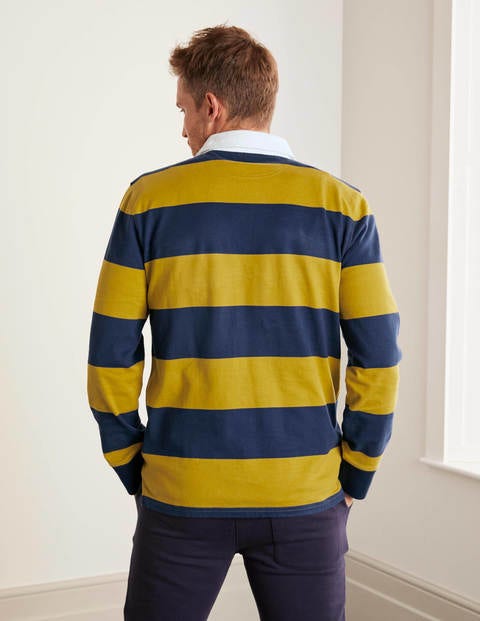 Rugby Shirt - School Navy/Hot Mustard Yellow Rugby Shirt - School Navy/Hot Mustard Yellow