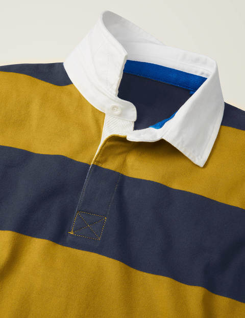 Rugby Shirt - School Navy/Hot Mustard Yellow Rugby Shirt - School Navy/Hot Mustard Yellow