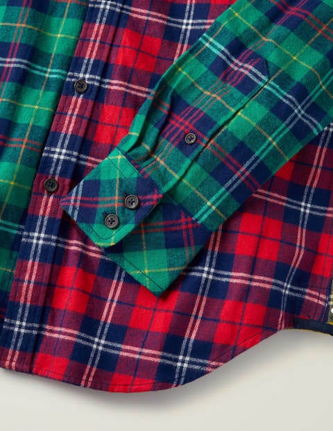Flannel Check Shirt - Hotchpotch Check Flannel Check Shirt - Hotchpotch Check