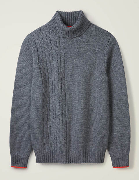 Pull col rond en laine d'agneau - Anthracite Pull col rond en laine d'agneau - Anthracite