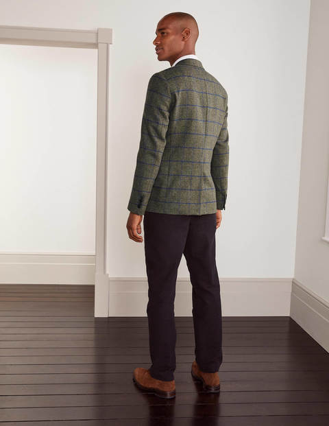 Blazer Caldey en tweed - Carreau vert tendre Blazer Caldey en tweed - Carreau vert tendre