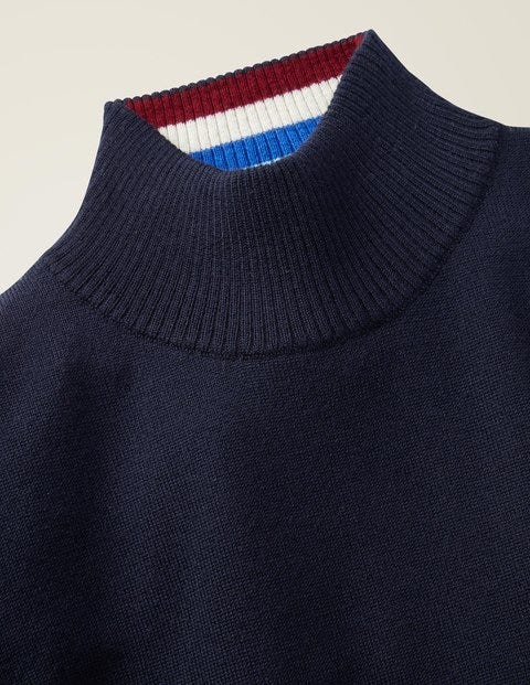 Merino Turtleneck - Navy Merino Turtleneck - Navy