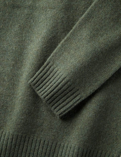 Aldgate Brushed Crew Neck - Grassland Green Aldgate Brushed Crew Neck - Grassland Green