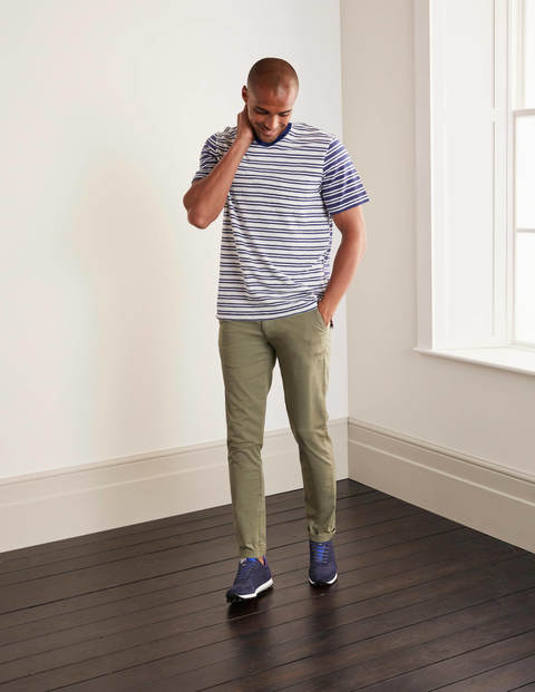 Hotchpotch Stripe Tee - Navy Blue/Ecru Stripe Hotchpotch Stripe Tee - Navy Blue/Ecru Stripe