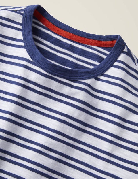 Hotchpotch Stripe Tee - Navy Blue/Ecru Stripe Hotchpotch Stripe Tee - Navy Blue/Ecru Stripe