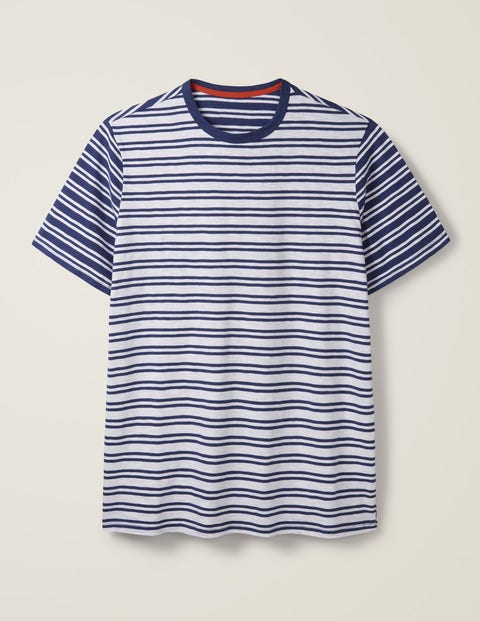 Hotchpotch Stripe Tee - Navy Blue/Ecru Stripe Hotchpotch Stripe Tee - Navy Blue/Ecru Stripe